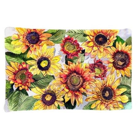 Carolines Treasures Carolines Treasures 8766PILLOWCASE 20.5 x 30 in. Sunflowers Moisture Wicking Fabric Standard Pillow Case 8766PILLOWCASE